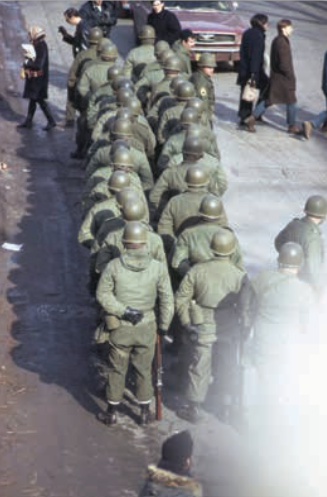 Photo of National Guardsmen in Nashville, Tennessee, 1968